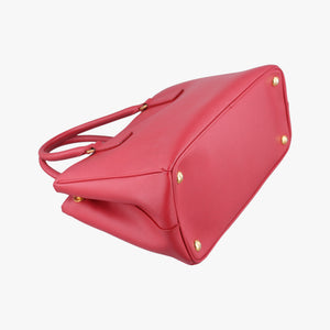 Pre-owned Prada Galleria Red SAFFIANO Leather BN1786 shoulderbag | stylenewstar