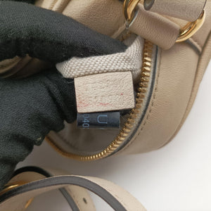Pre-owned Gucci Blondie Beige Leather 742360 shoulderbag | stylenewstar