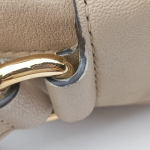 Pre-owned Gucci Blondie Beige Leather 742360 shoulderbag | stylenewstar