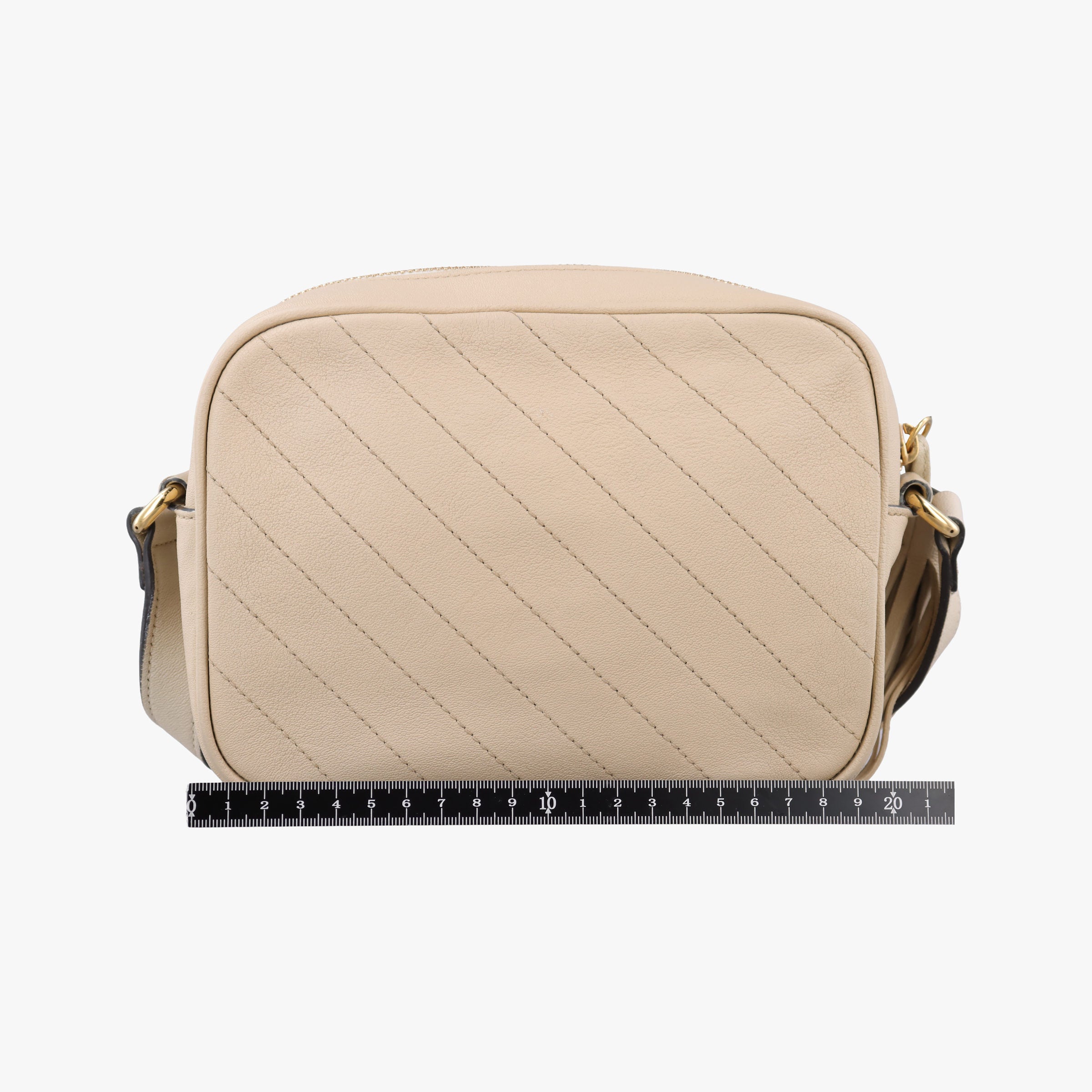 Pre-owned Gucci Blondie Beige Leather 742360 shoulderbag | stylenewstar