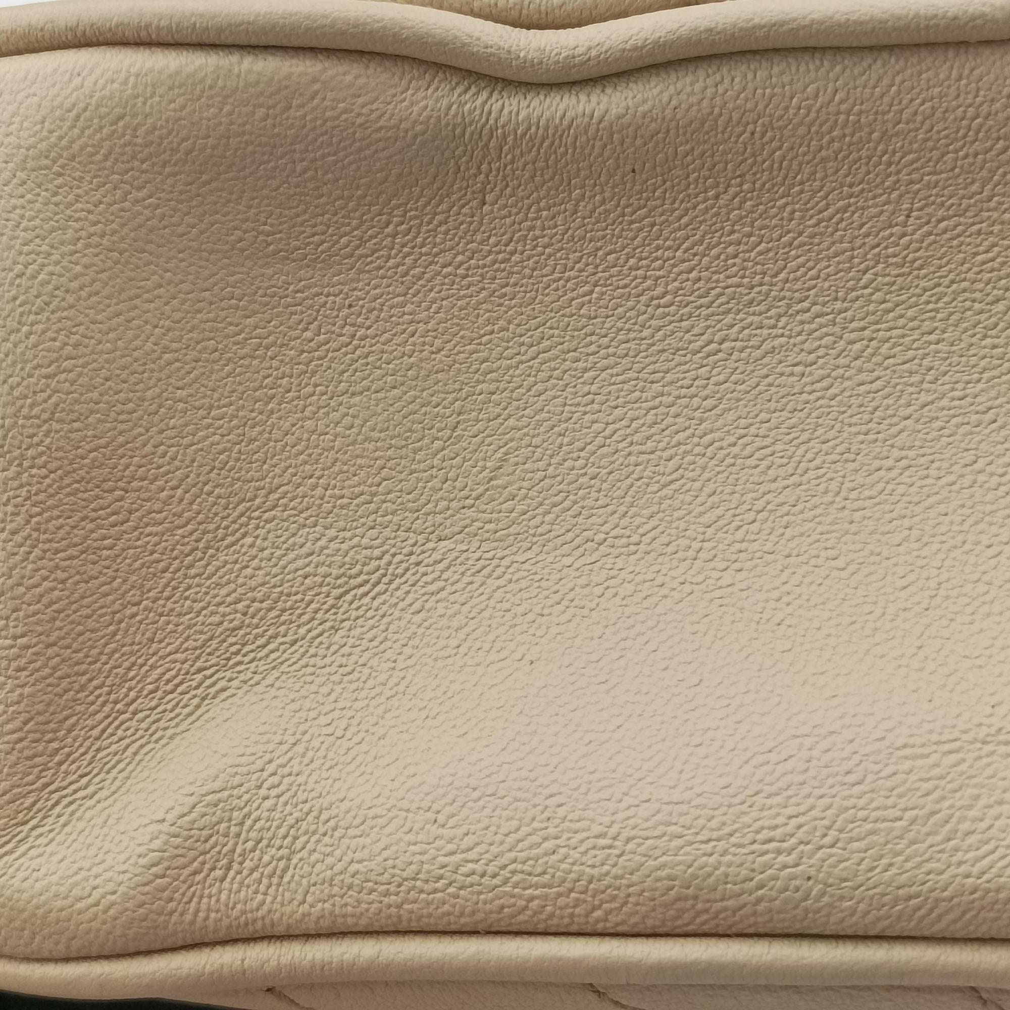 Pre-owned Gucci Blondie Beige Leather 742360 shoulderbag | stylenewstar