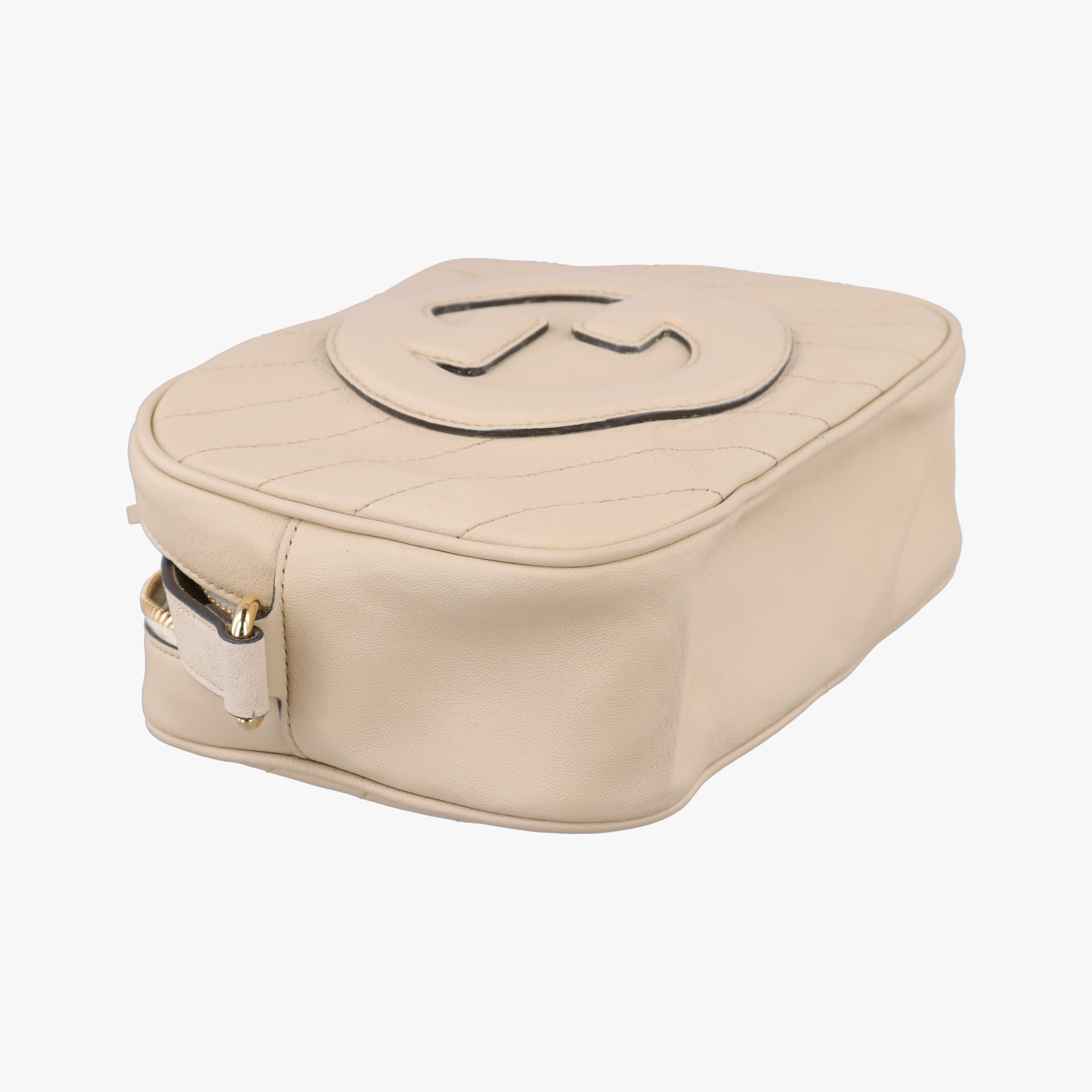 Pre-owned Gucci Blondie Beige Leather 742360 shoulderbag | stylenewstar