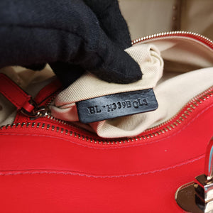 Secondhand Valentino Rockstud Red Leather  shoulderbag | stylenewstar