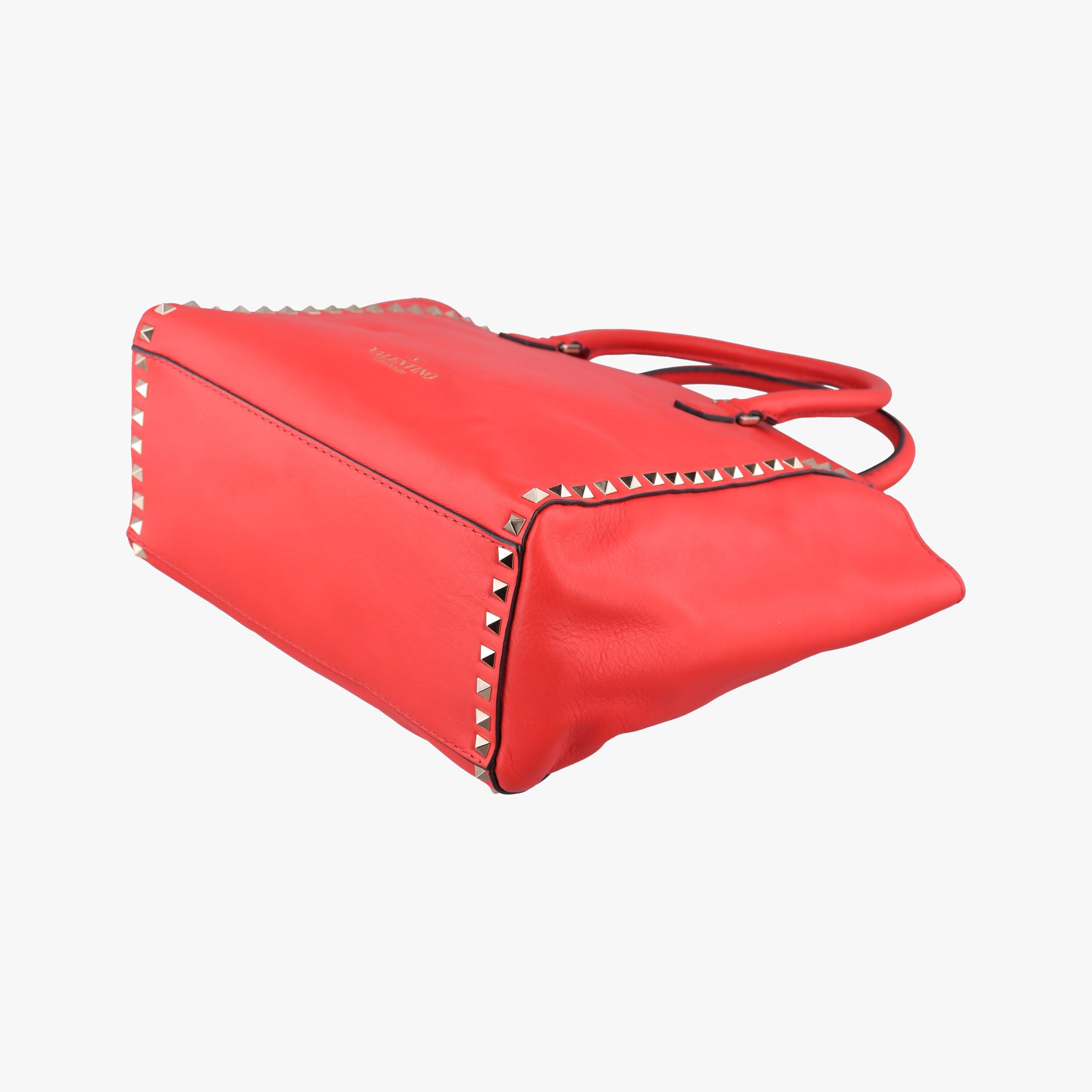 Secondhand Valentino Rockstud Red Leather  shoulderbag | stylenewstar