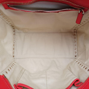 Secondhand Valentino Rockstud Red Leather  shoulderbag | stylenewstar