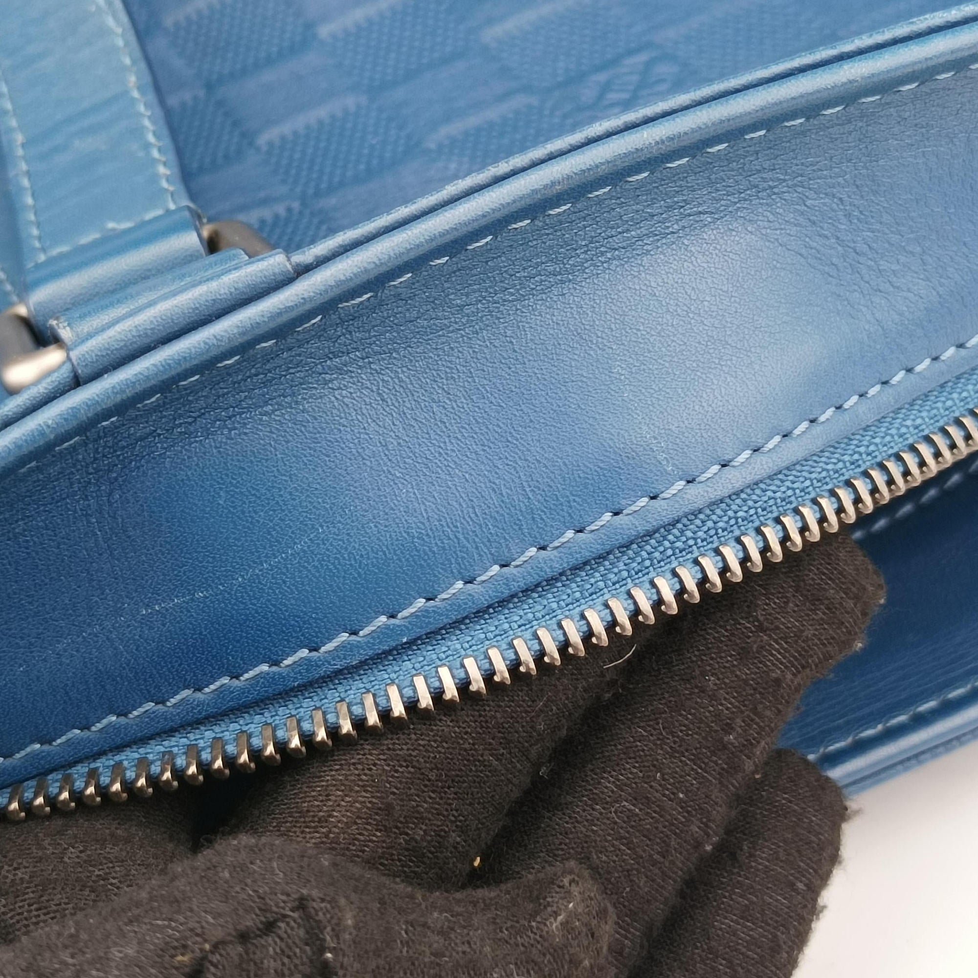 Secondhand Louis Vuitton TADAO PM Neptune Damier Infini N41352 handbag | stylenewstar