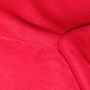 Vintage Celine Luggage Mini Shopper Red Leather  handbag | stylenewstar