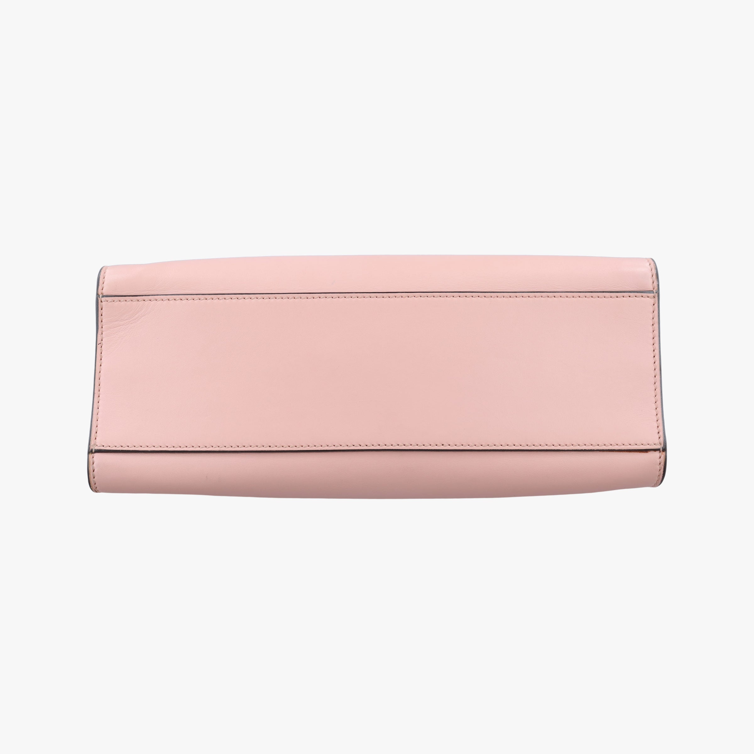 Pre-owned Gucci Nimfair Bamboo Pink x white Leather 453756 shoulderbag | stylenewstar