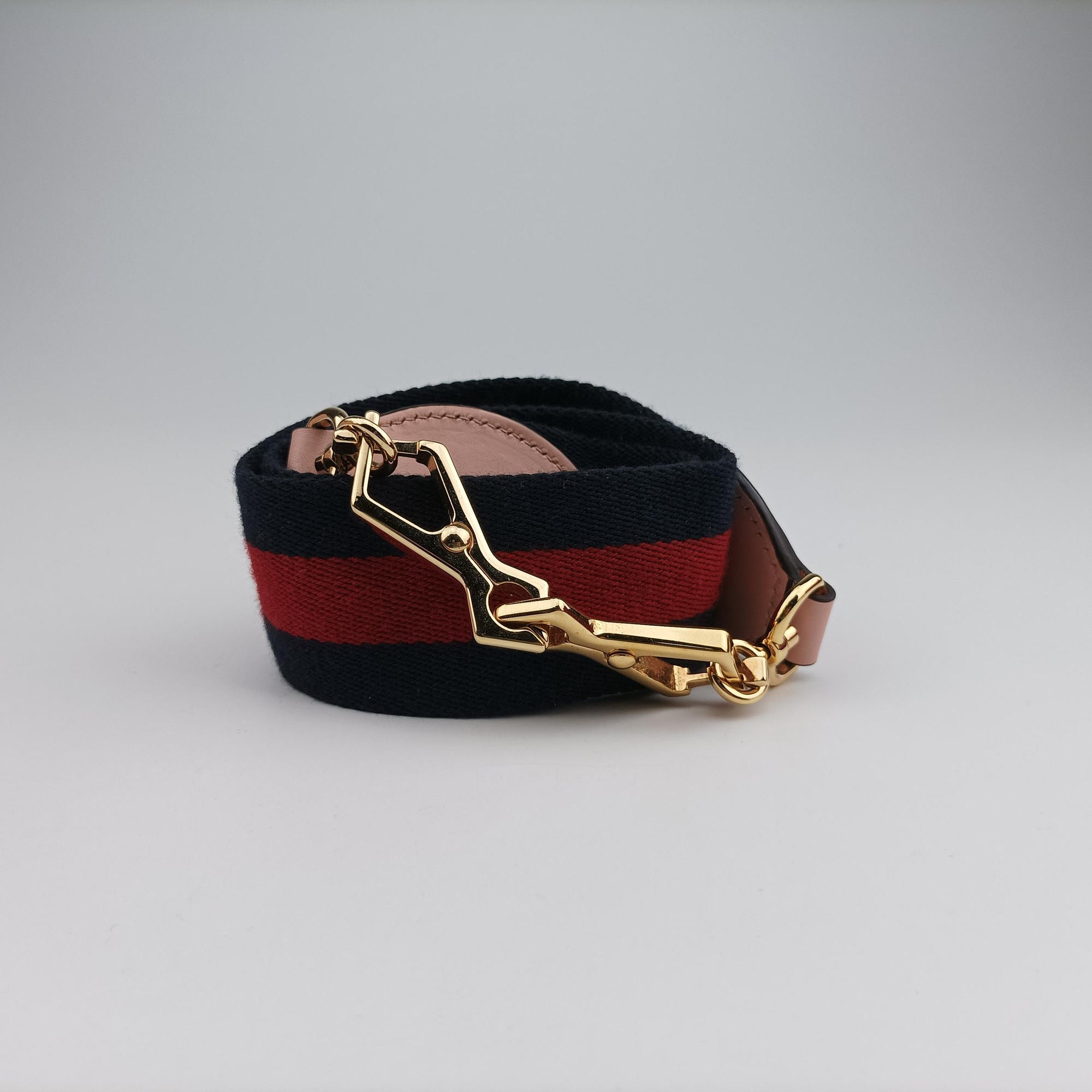 Pre-owned Gucci Nimfair Bamboo Pink x white Leather 453756 shoulderbag | stylenewstar