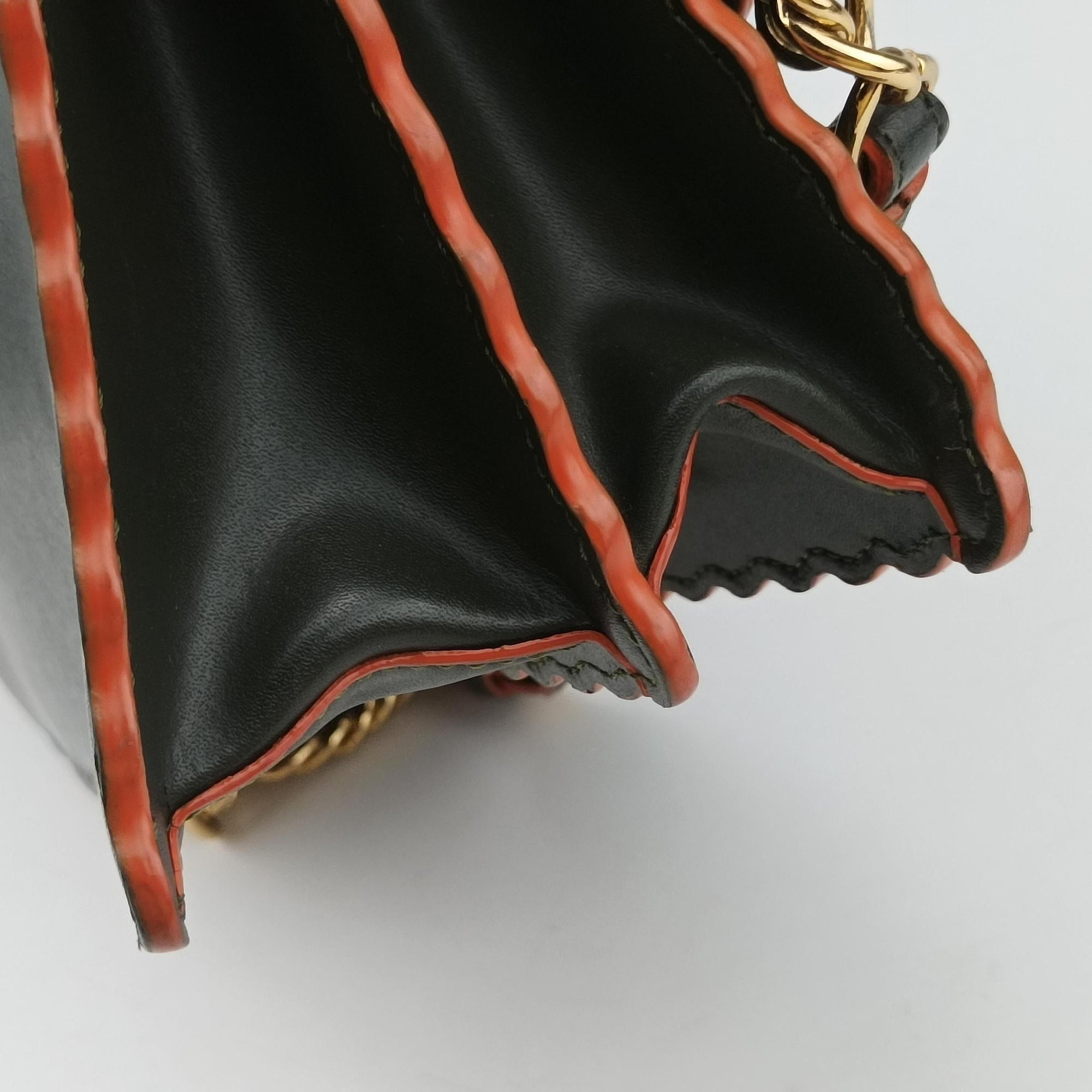 Vintage Fendi KAN I Green Leather 8BT283 shoulderbag | stylenewstar