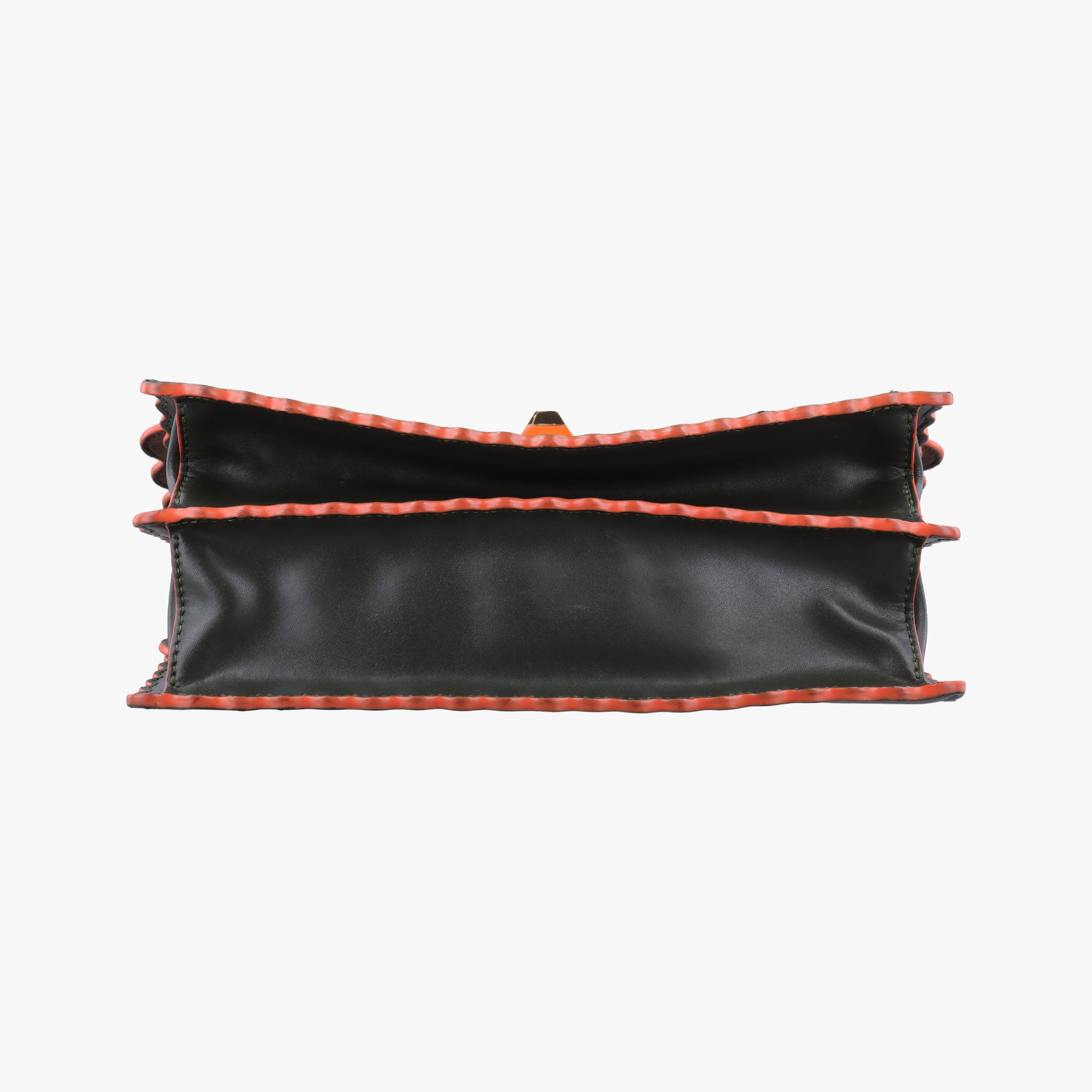 Vintage Fendi KAN I Green Leather 8BT283 shoulderbag | stylenewstar