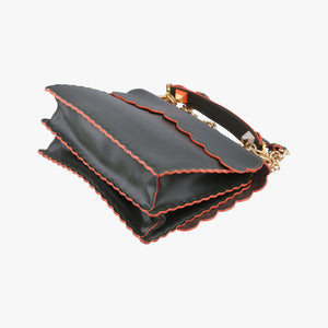 Vintage Fendi KAN I Green Leather 8BT283 shoulderbag | stylenewstar
