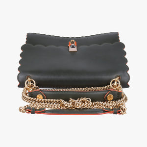 Vintage Fendi KAN I Green Leather 8BT283 shoulderbag | stylenewstar