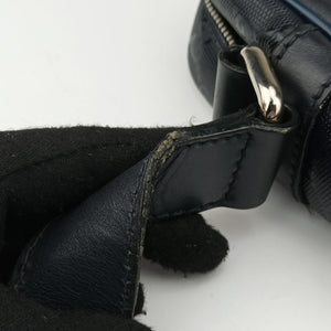Pre-owned Gucci GG Imprime Messenger Navy PVC coated canvas 201448 shoulderbag | stylenewstar