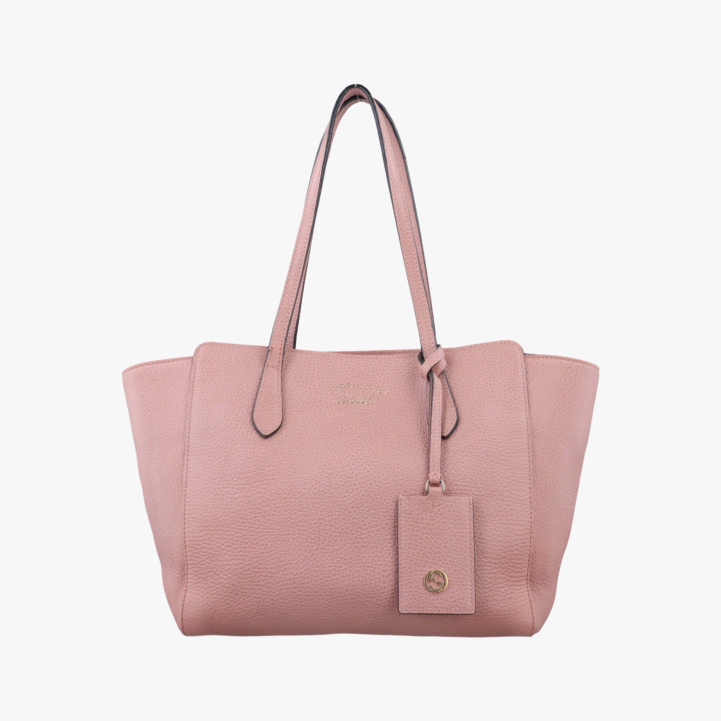 Pre-owned Gucci Swing Pink Leather 354408 handbag | stylenewstar