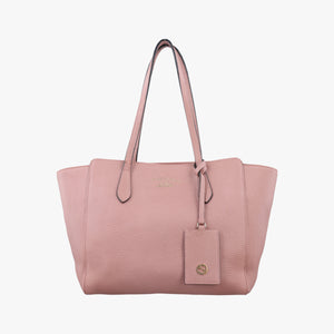 Pre-owned Gucci Swing Pink Leather 354408 handbag | stylenewstar
