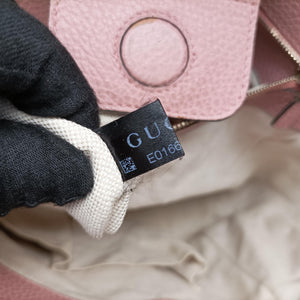 Pre-owned Gucci Swing Pink Leather 354408 handbag | stylenewstar