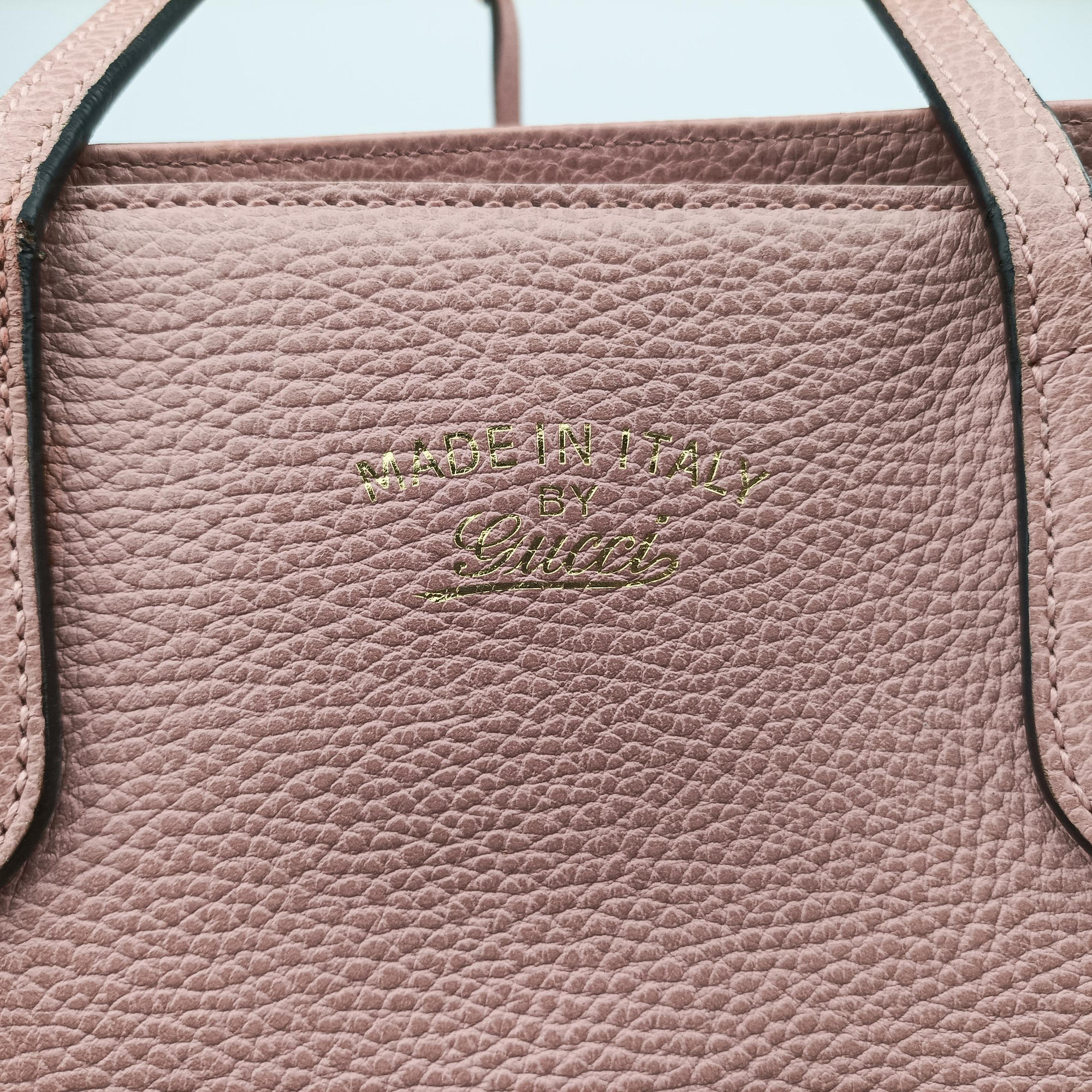 Pre-owned Gucci Swing Pink Leather 354408 handbag | stylenewstar