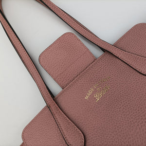 Pre-owned Gucci Swing Pink Leather 354408 handbag | stylenewstar