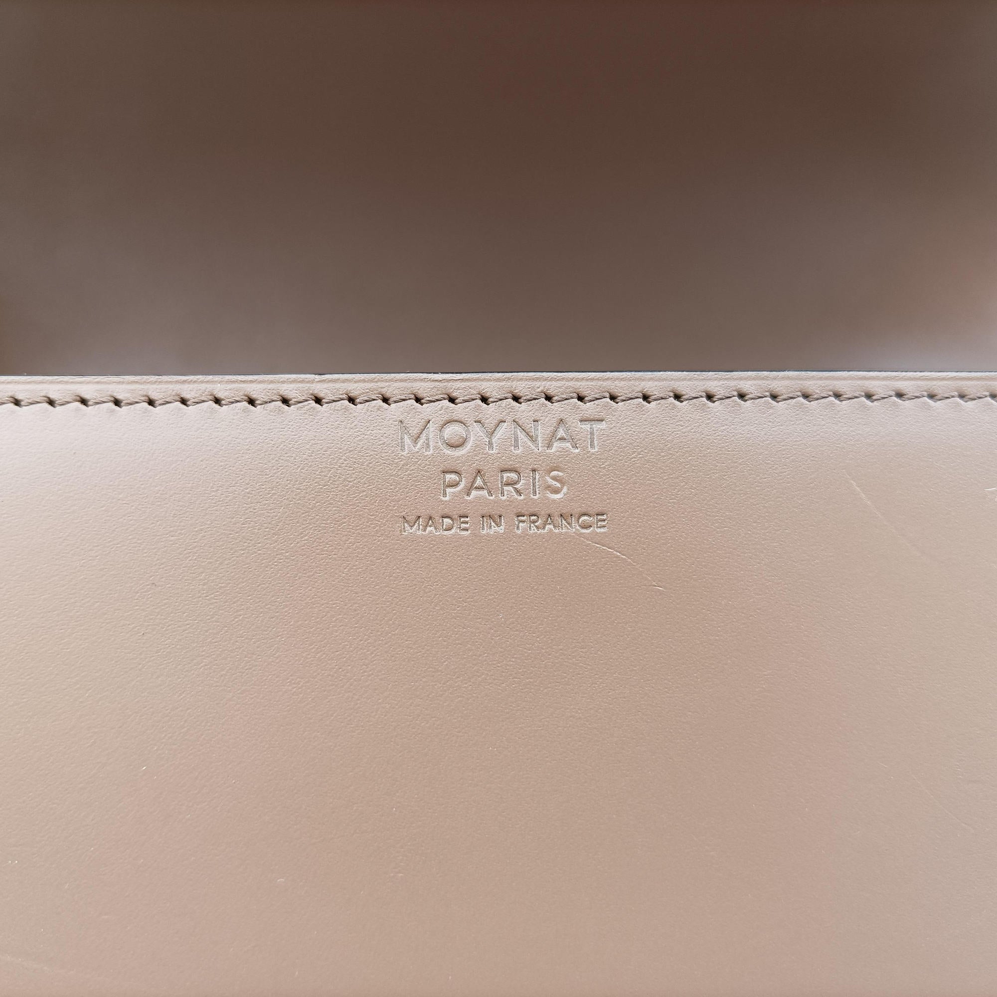 Pre-owned Moynat Cabotin Cognac Calfskin  shoulderbag | stylenewstar