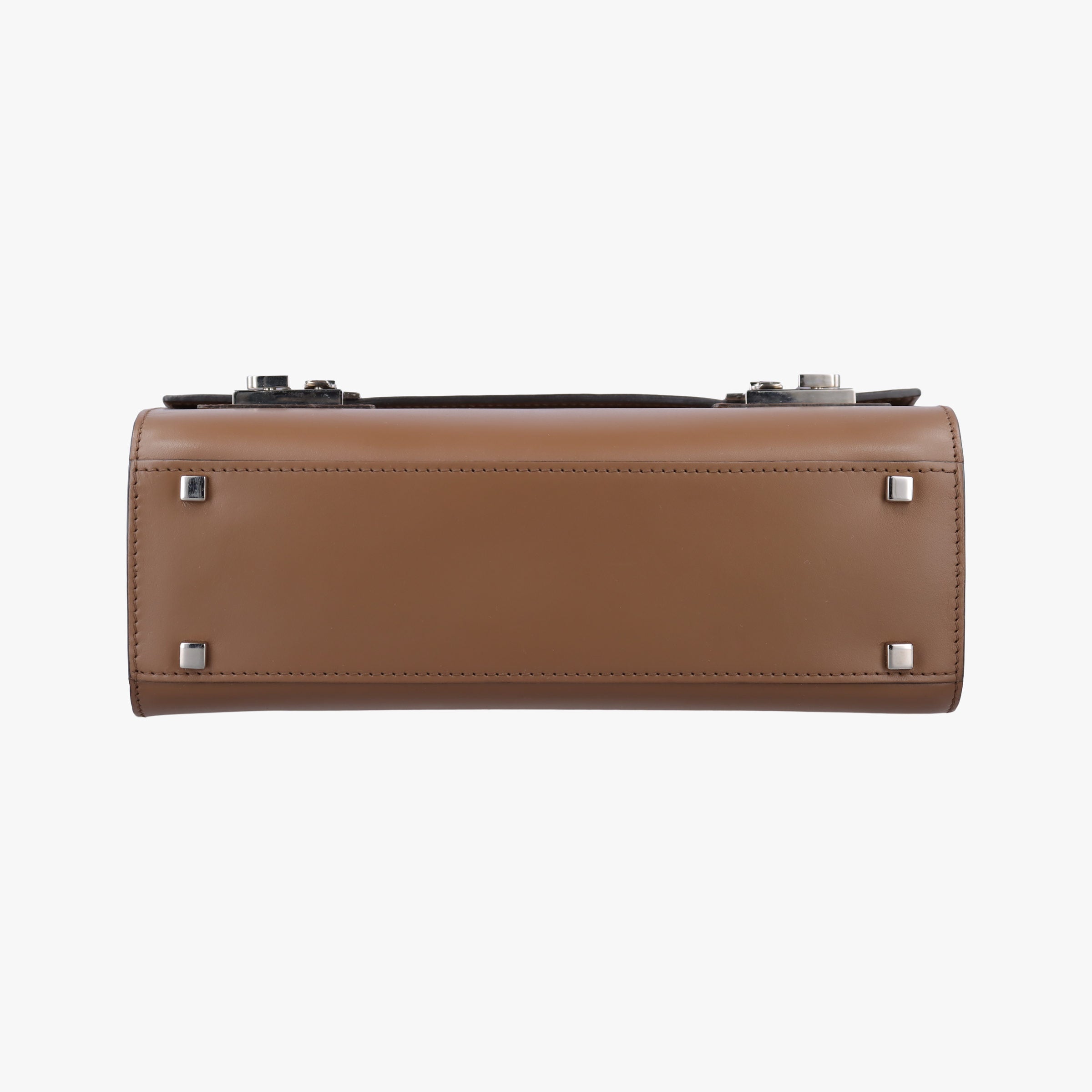 Pre-owned Moynat Cabotin Cognac Calfskin  shoulderbag | stylenewstar