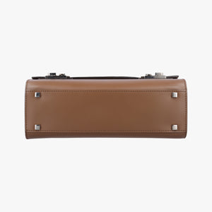 Pre-owned Moynat Cabotin Cognac Calfskin  shoulderbag | stylenewstar
