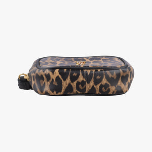 Secondhand Yves Saint Laurent Baby Lou Leopard Print Heart Black×Leopard Leather 650170 shoulderbag | stylenewstar