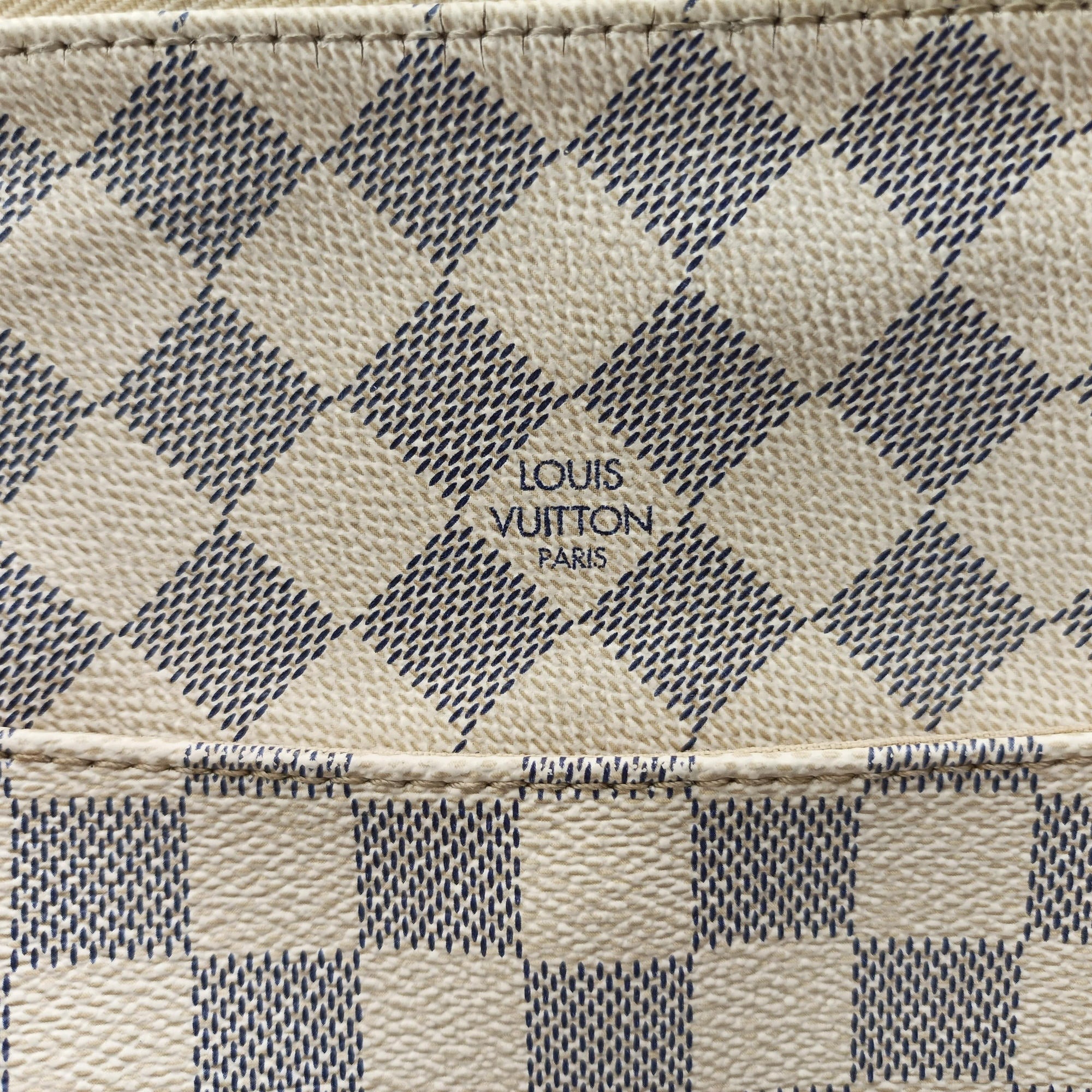 Pre-owned Louis Vuitton Figheri PM Azur Damier Canvas N41176 shoulderbag | stylenewstar