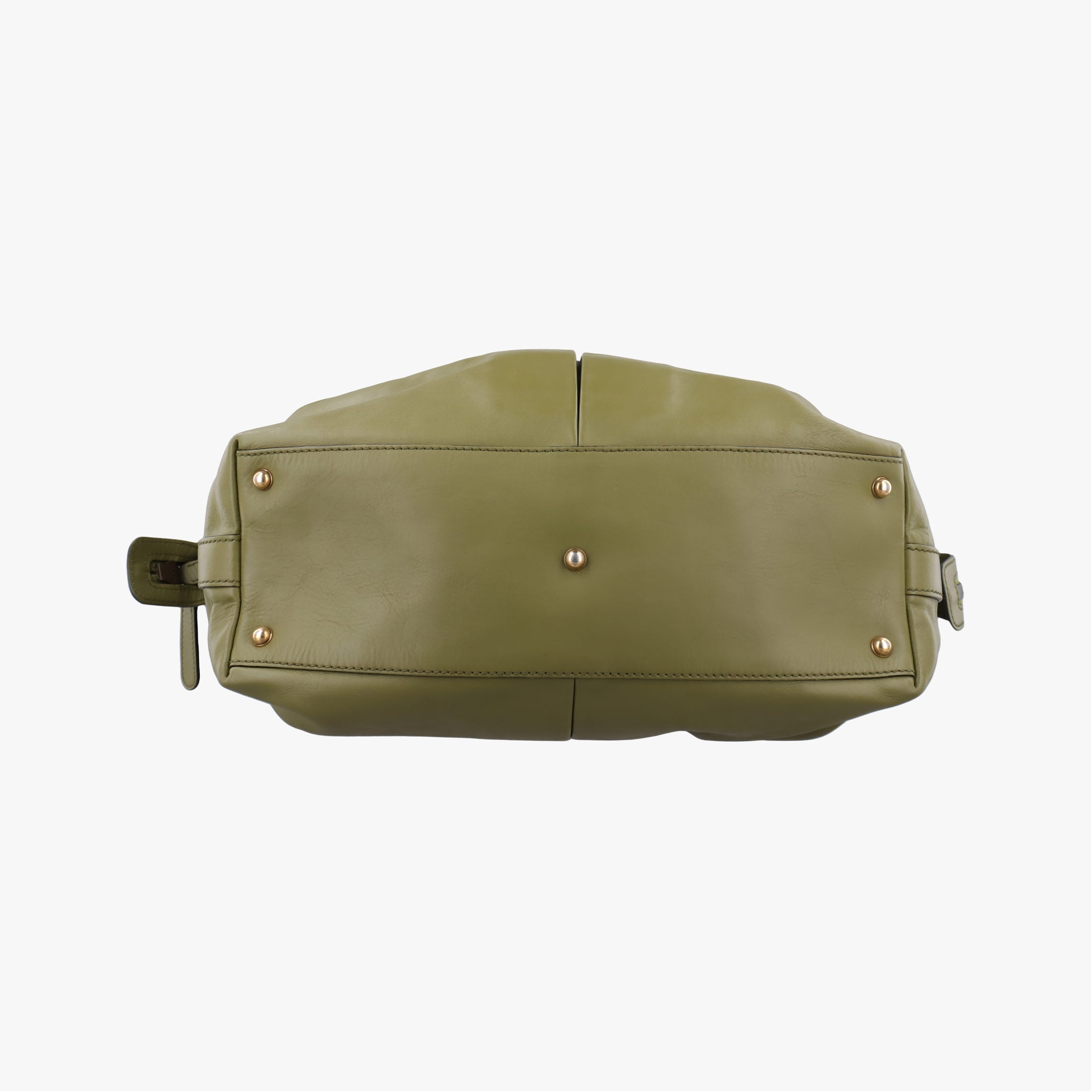 Pre-owned Gucci Horsebit hobo Green Leather 309578 handbag | stylenewstar