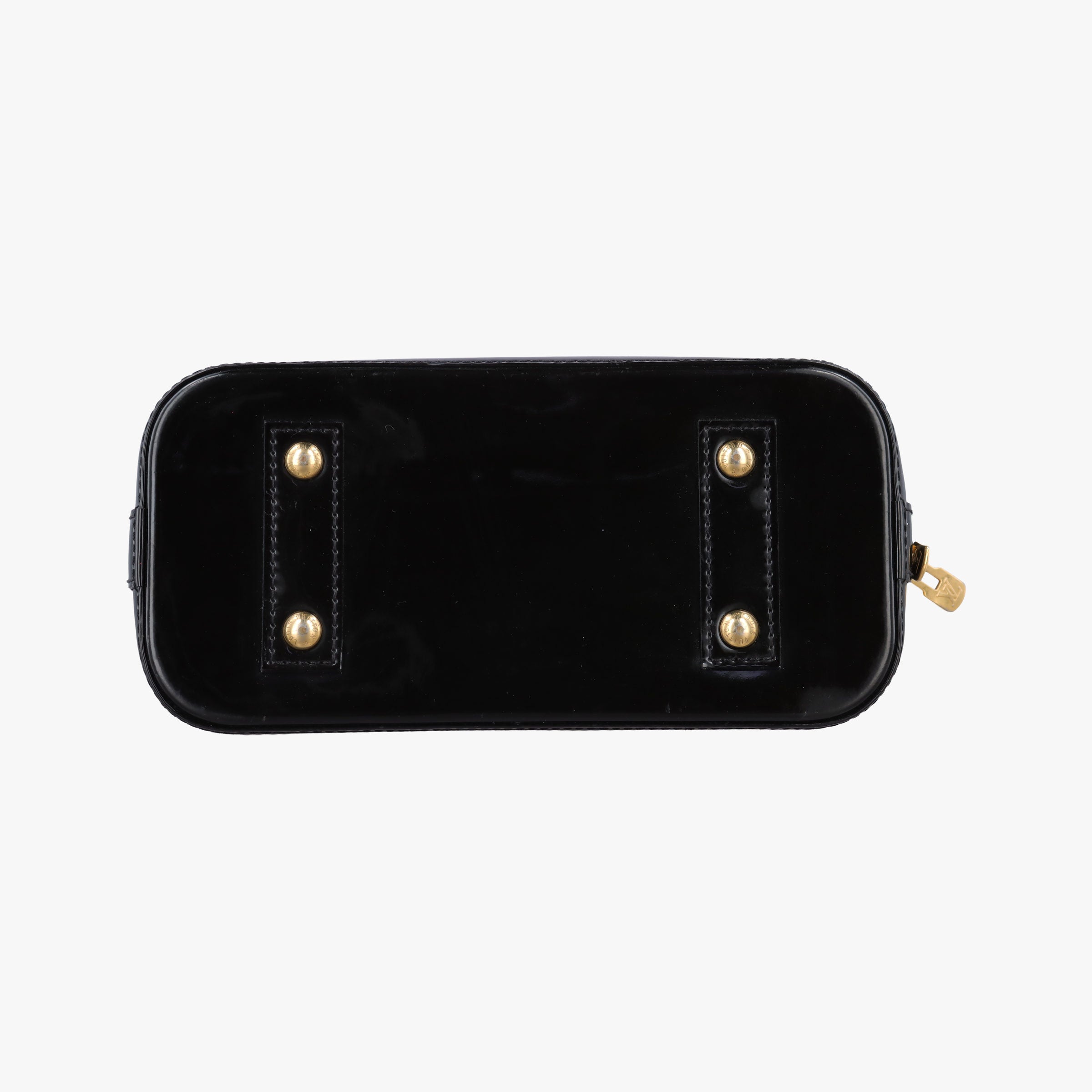 Secondhand Louis Vuitton Alma PM Sticker Collection Ivory×black×multi Vernis M50466 handbag | stylenewstar