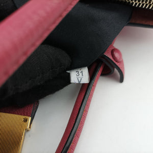 Secondhand Miu Miu MADRAS Fuchsia Pink Leather 5BA104 shoulderbag | stylenewstar