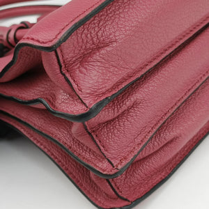 Secondhand Miu Miu MADRAS Fuchsia Pink Leather 5BA104 shoulderbag | stylenewstar