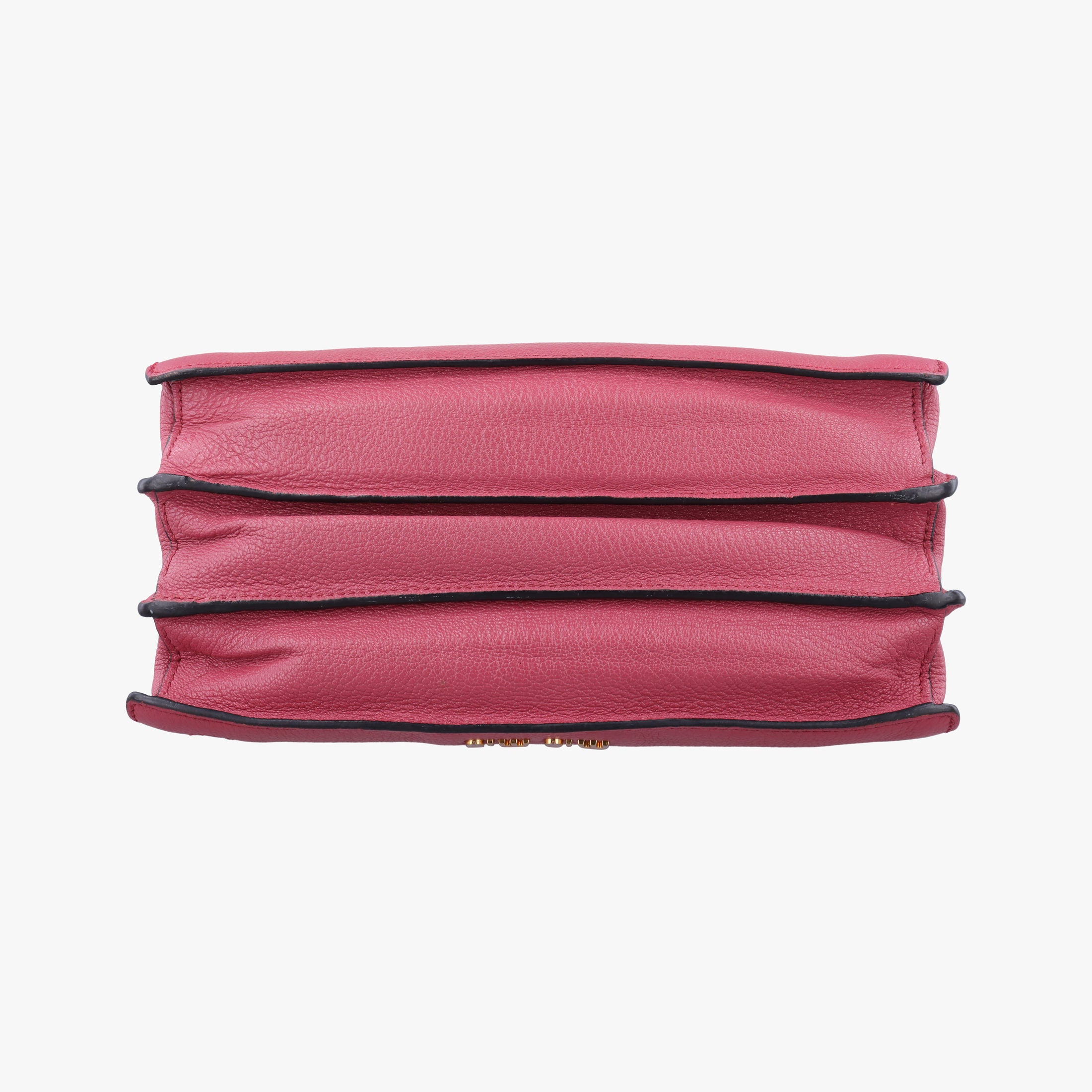 Secondhand Miu Miu MADRAS Fuchsia Pink Leather 5BA104 shoulderbag | stylenewstar
