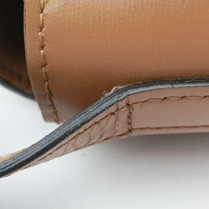 Pre-owned Celine Teen Triomphe Brown Leather 188423BF4 shoulderbag | stylenewstar