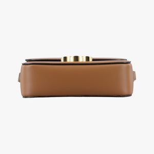Pre-owned Celine Teen Triomphe Brown Leather 188423BF4 shoulderbag | stylenewstar