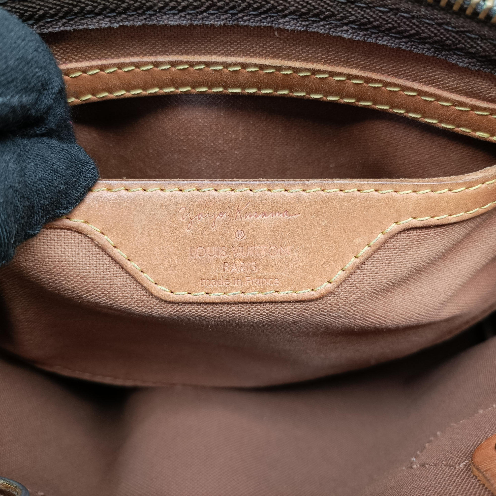 Pre-owned Louis Vuitton Monogram Town Speedy 30 Brown x White Monogram canvas    　 M40690 handbag | stylenewstar