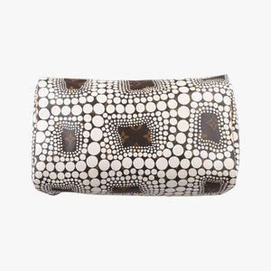 Pre-owned Louis Vuitton Monogram Town Speedy 30 Brown x White Monogram canvas    　 M40690 handbag | stylenewstar