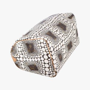 Pre-owned Louis Vuitton Monogram Town Speedy 30 Brown x White Monogram canvas    　 M40690 handbag | stylenewstar