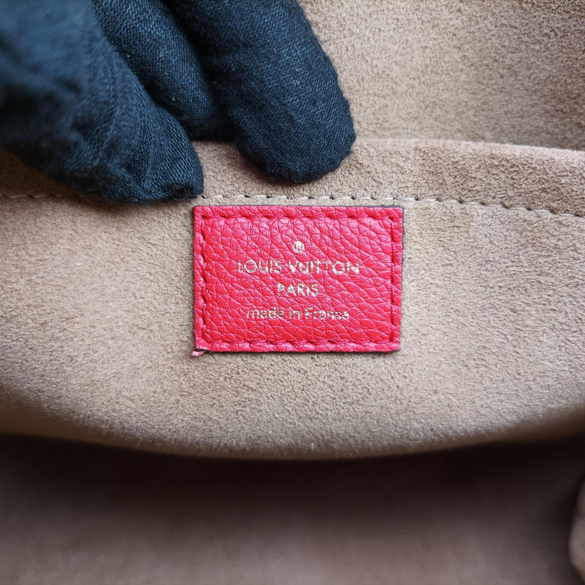 Secondhand Louis Vuitton MARIGNAN Brown×COQUELICOT Monogram Canvas×calf leather M44286 shoulderbag | stylenewstar