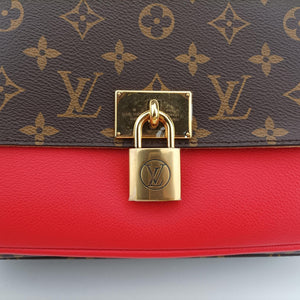 Secondhand Louis Vuitton MARIGNAN Brown×COQUELICOT Monogram Canvas×calf leather M44286 shoulderbag | stylenewstar