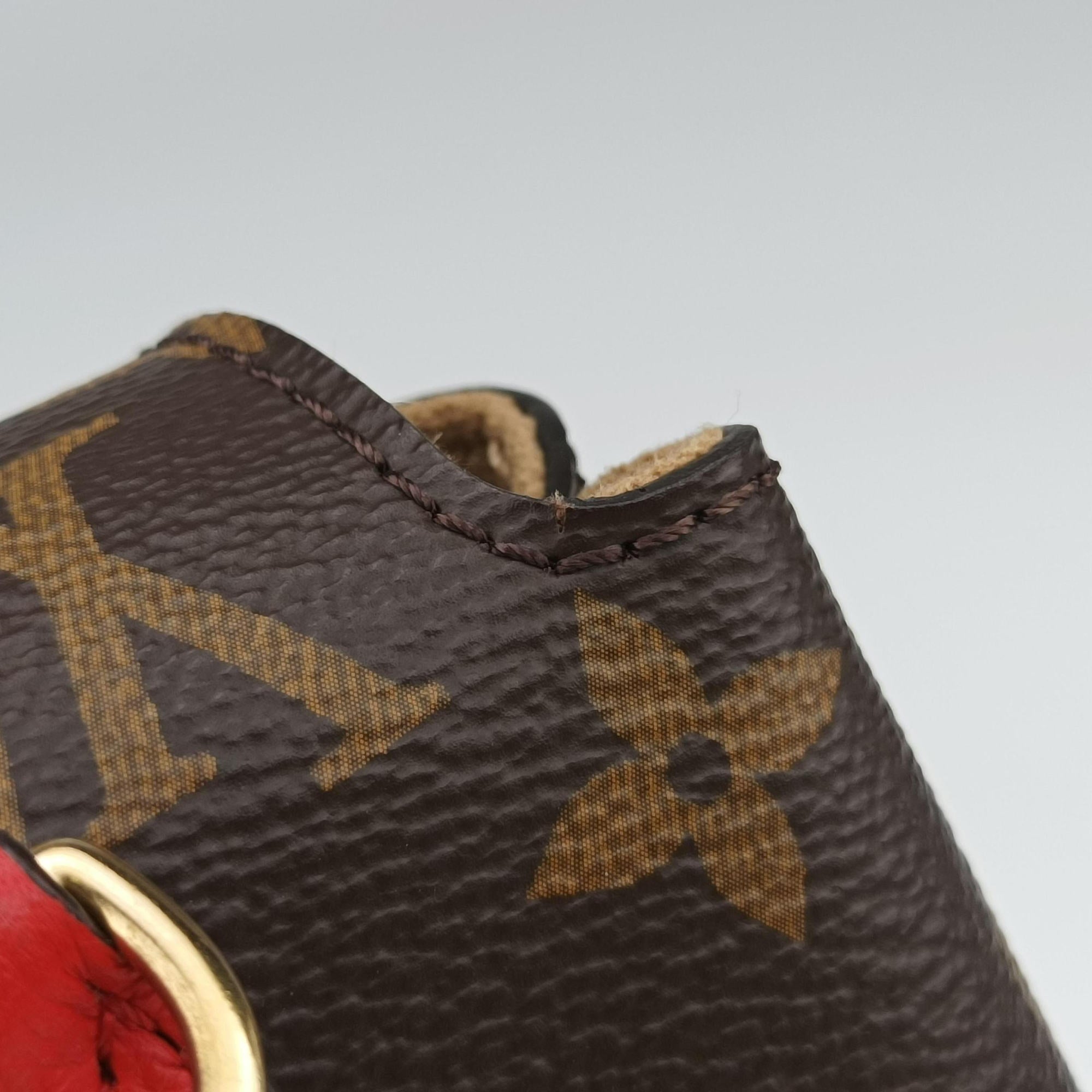 Secondhand Louis Vuitton MARIGNAN Brown×COQUELICOT Monogram Canvas×calf leather M44286 shoulderbag | stylenewstar