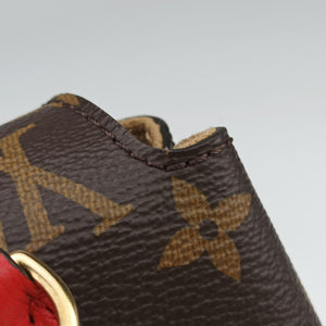 Secondhand Louis Vuitton MARIGNAN Brown×COQUELICOT Monogram Canvas×calf leather M44286 shoulderbag | stylenewstar