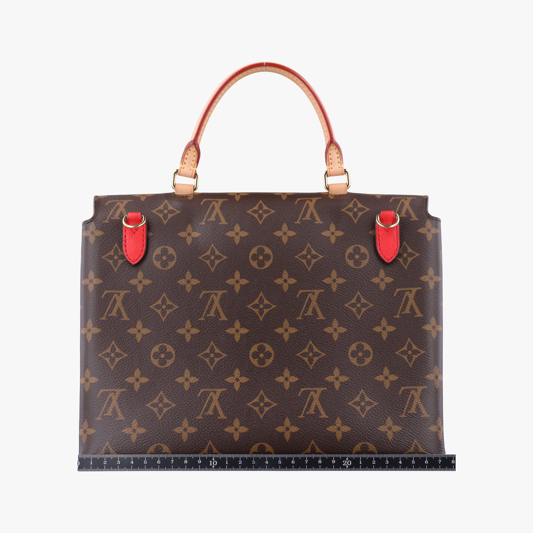 Secondhand Louis Vuitton MARIGNAN Brown×COQUELICOT Monogram Canvas×calf leather M44286 shoulderbag | stylenewstar