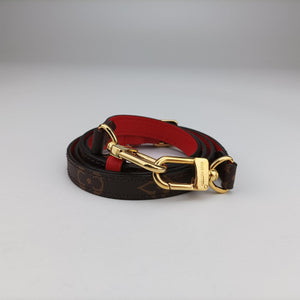 Secondhand Louis Vuitton MARIGNAN Brown×COQUELICOT Monogram Canvas×calf leather M44286 shoulderbag | stylenewstar