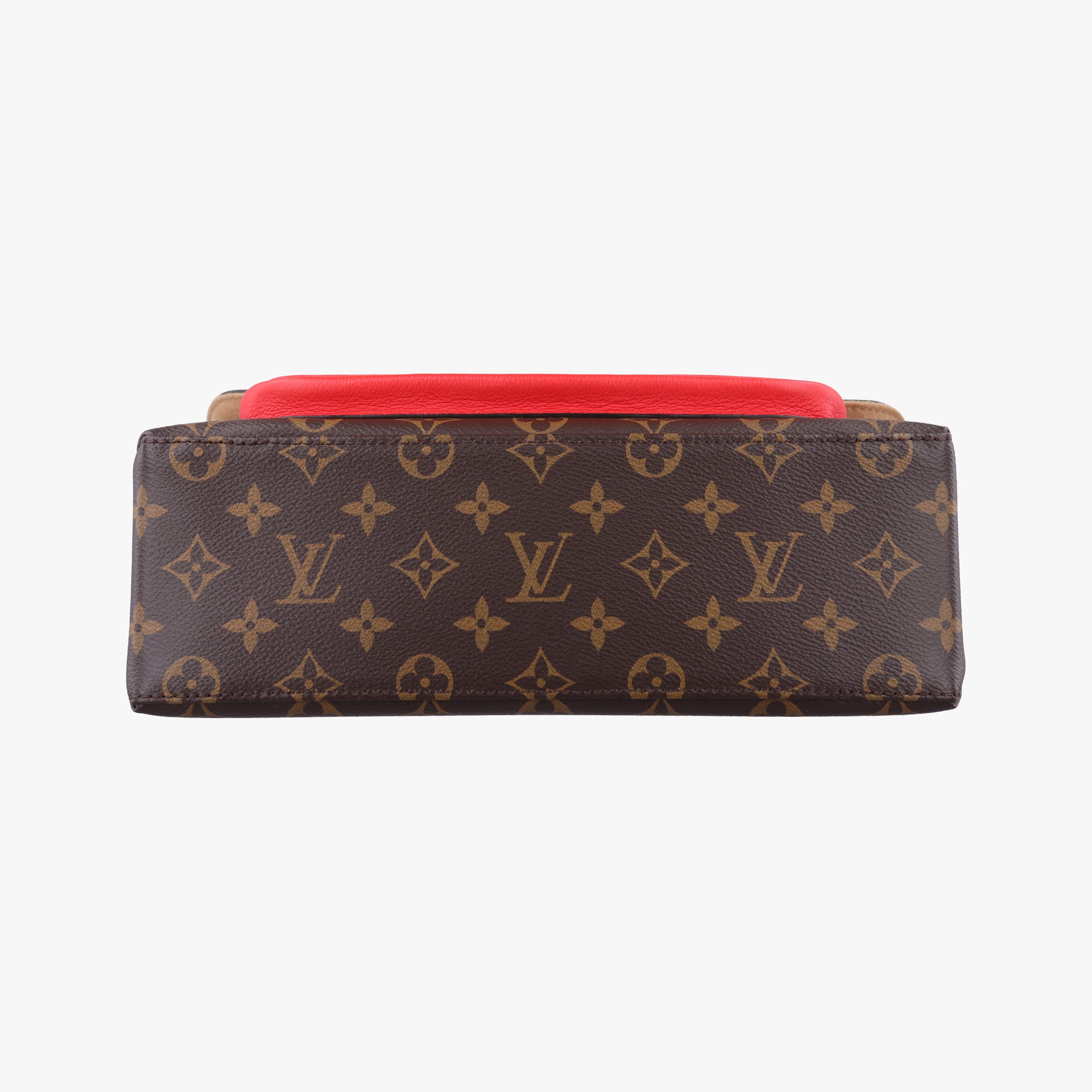 Secondhand Louis Vuitton MARIGNAN Brown×COQUELICOT Monogram Canvas×calf leather M44286 shoulderbag | stylenewstar