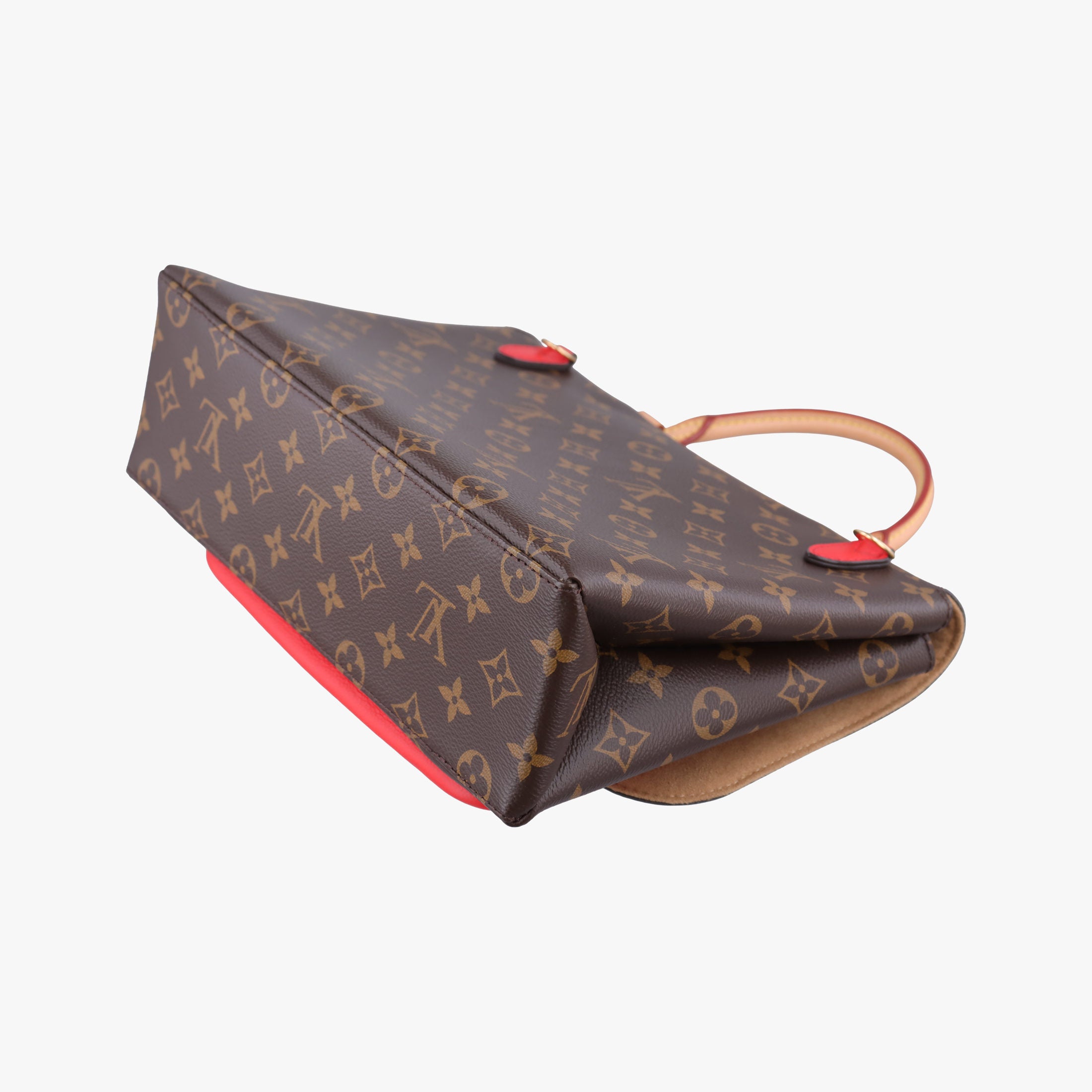 Secondhand Louis Vuitton MARIGNAN Brown×COQUELICOT Monogram Canvas×calf leather M44286 shoulderbag | stylenewstar