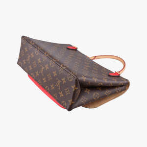 Secondhand Louis Vuitton MARIGNAN Brown×COQUELICOT Monogram Canvas×calf leather M44286 shoulderbag | stylenewstar