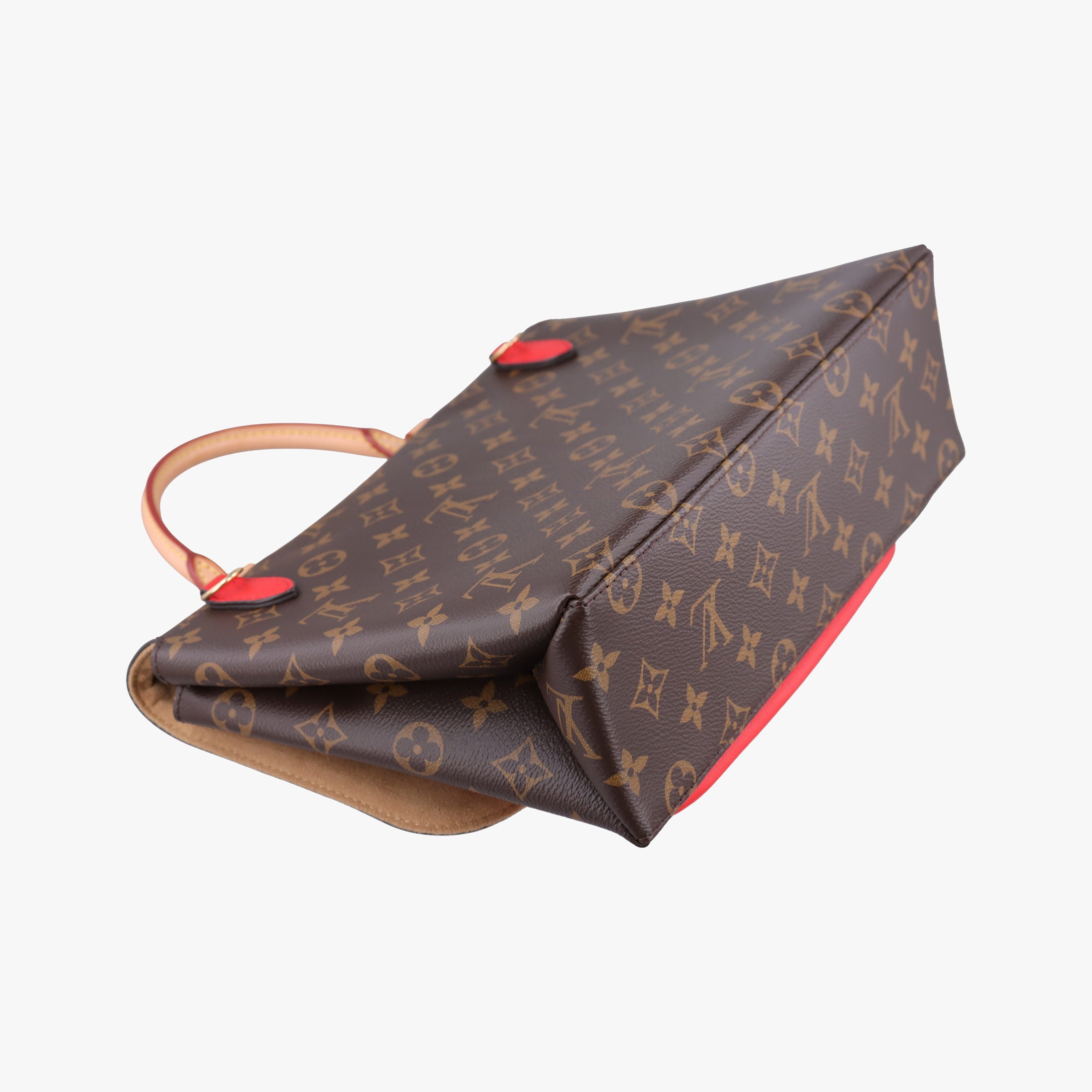 Secondhand Louis Vuitton MARIGNAN Brown×COQUELICOT Monogram Canvas×calf leather M44286 shoulderbag | stylenewstar