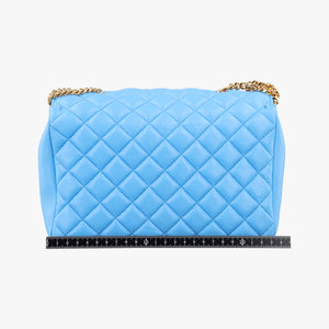 Vintage VERSACE Medusa Blue Leather  shoulderbag | stylenewstar