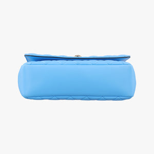Vintage VERSACE Medusa Blue Leather  shoulderbag | stylenewstar